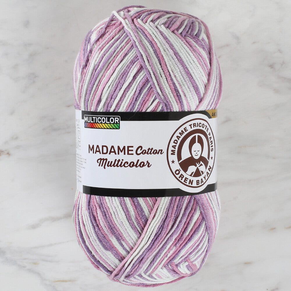 Örenbayan Madame Cotton Multicolor Ebruli El Örgü İpi -444